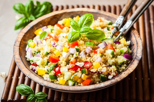 quinoa salad - top gyms in San Diego