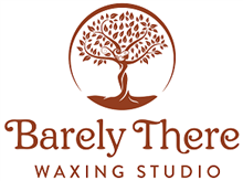 Barely there waxing studio logo.