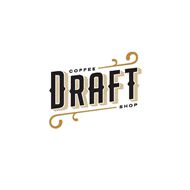 A logo for coffee draft shop.