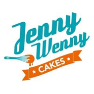 The logo for jenny wenny cakes.