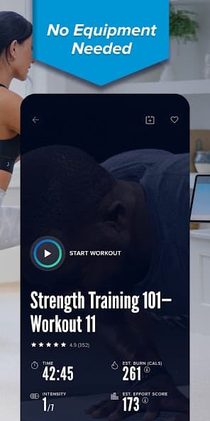 Strength training 101 workout 11 screenshot.