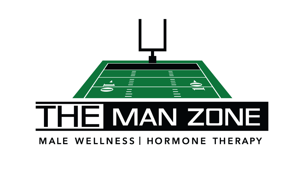 The man zone logo.