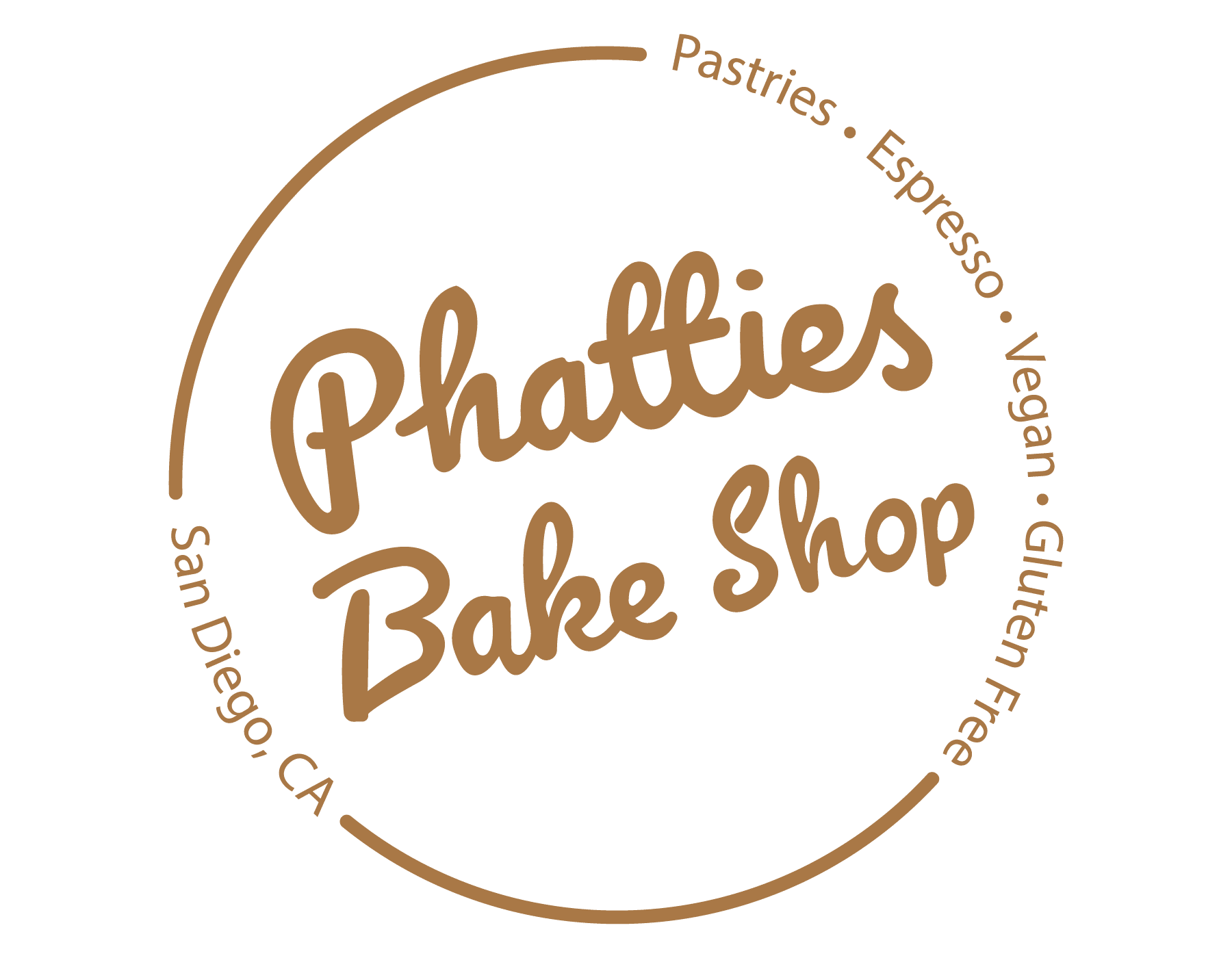 Phatties bake shop logo.